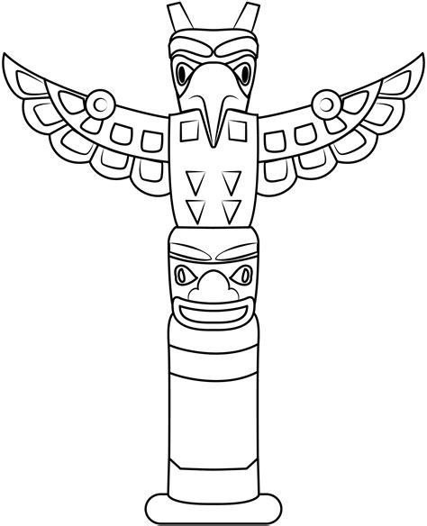 printable totem pole craft